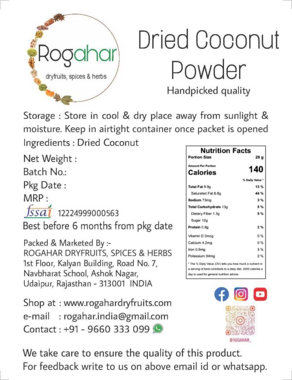 Dried Coconut Powder | Copra Burada - Image 2